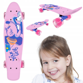 Skateboard Seven 59974 ružový